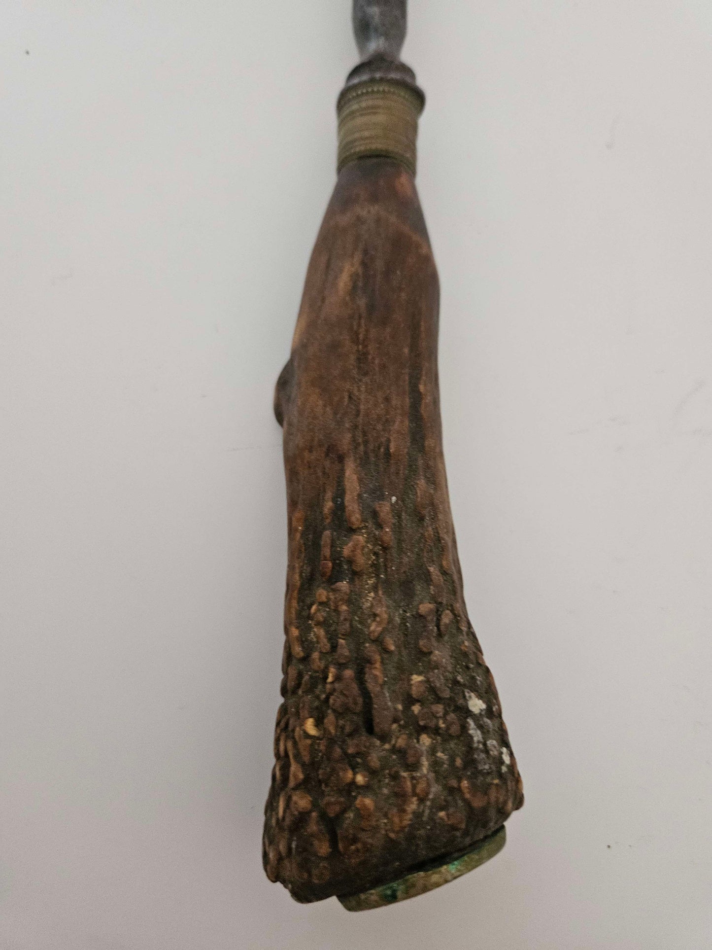Unique Wood Handled Fire Poker
