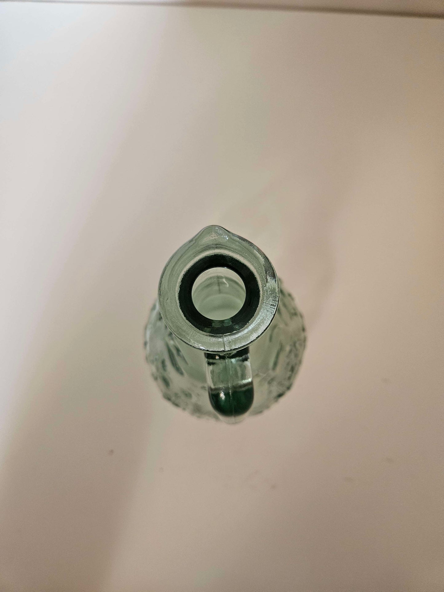 Sea Green Glass With Branch Design