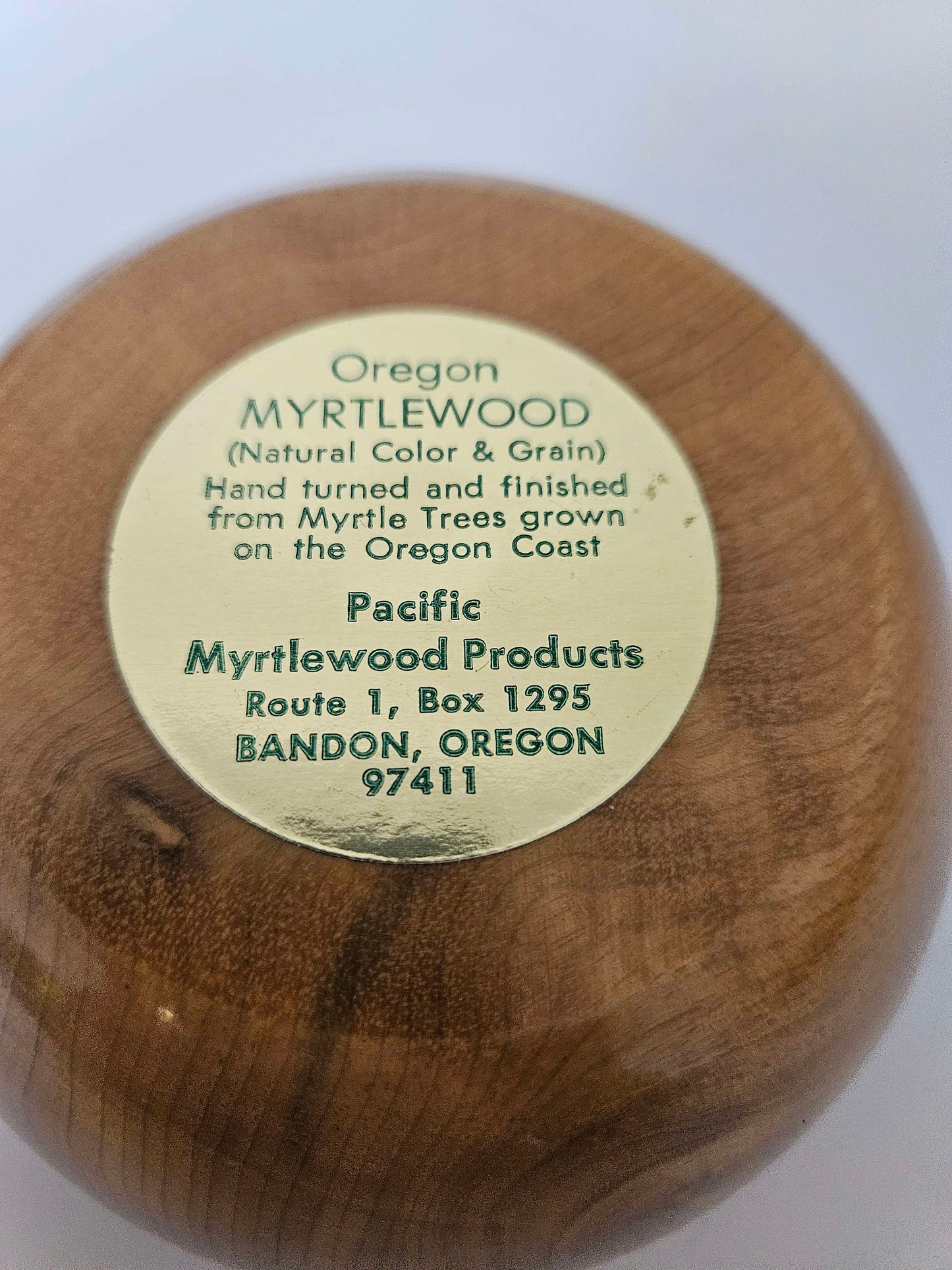 Oregon Myrtlewood Deep Bowl