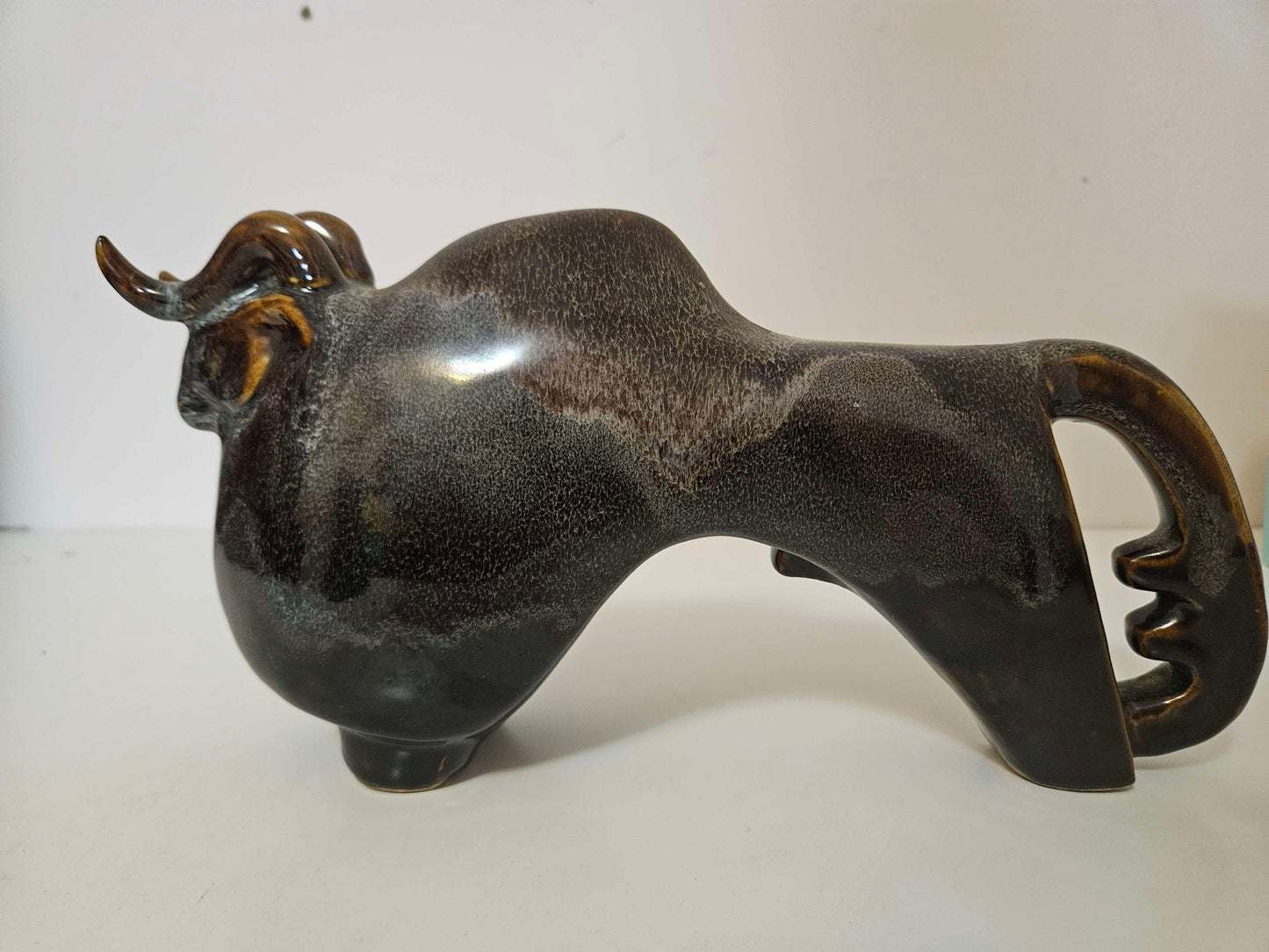 Marble Bull Statue