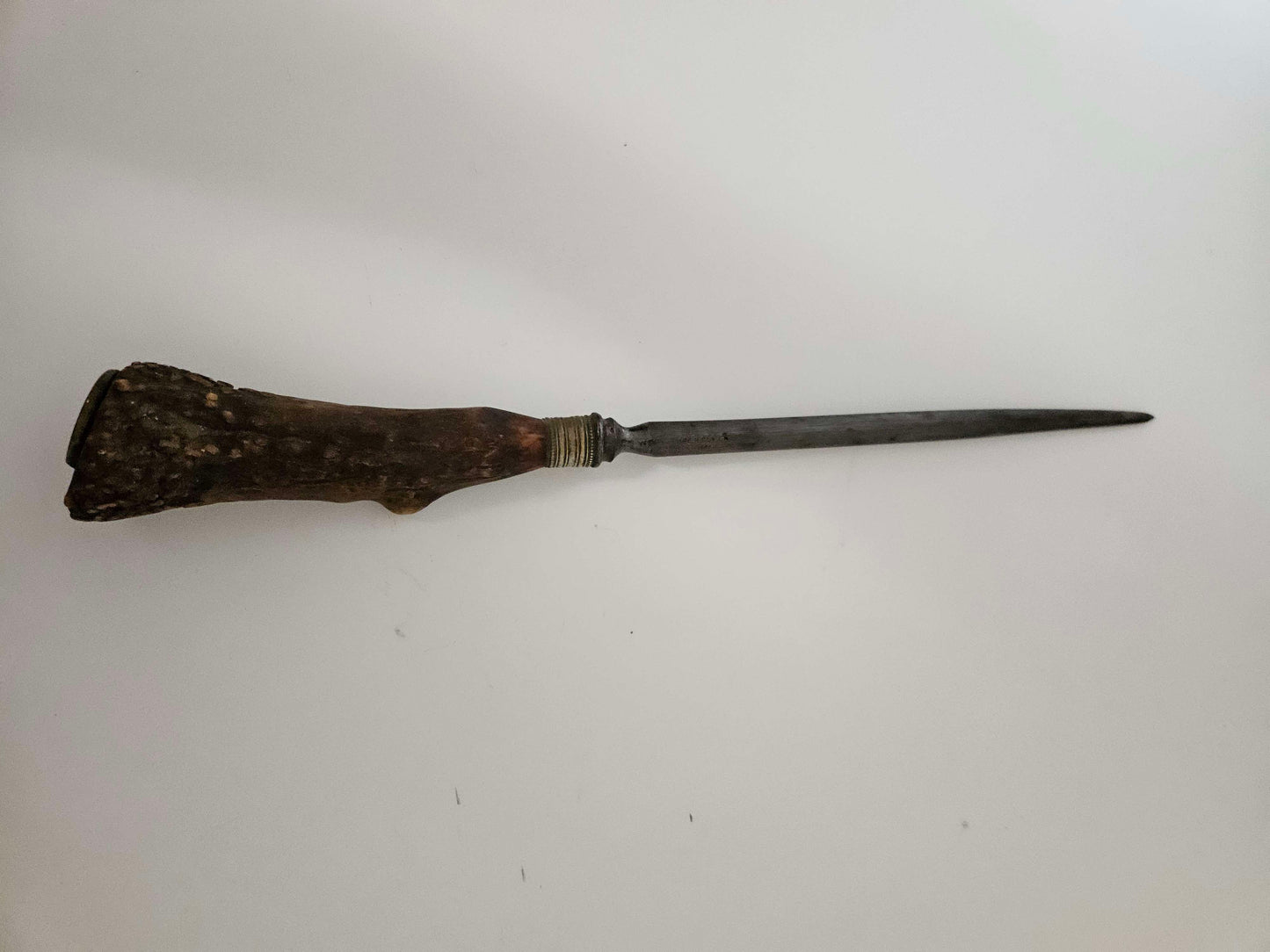 Unique Wood Handled Fire Poker