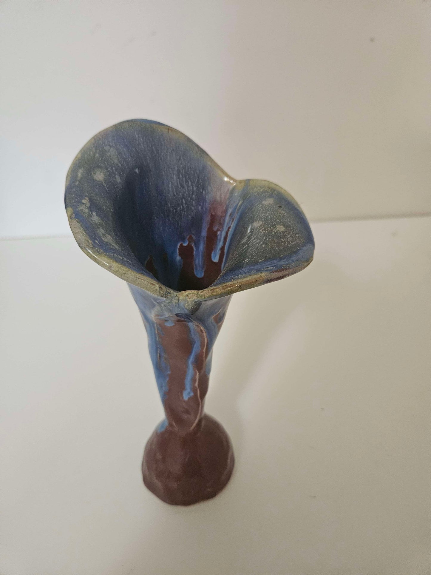 Drip Glaze Lilly Petal Vase