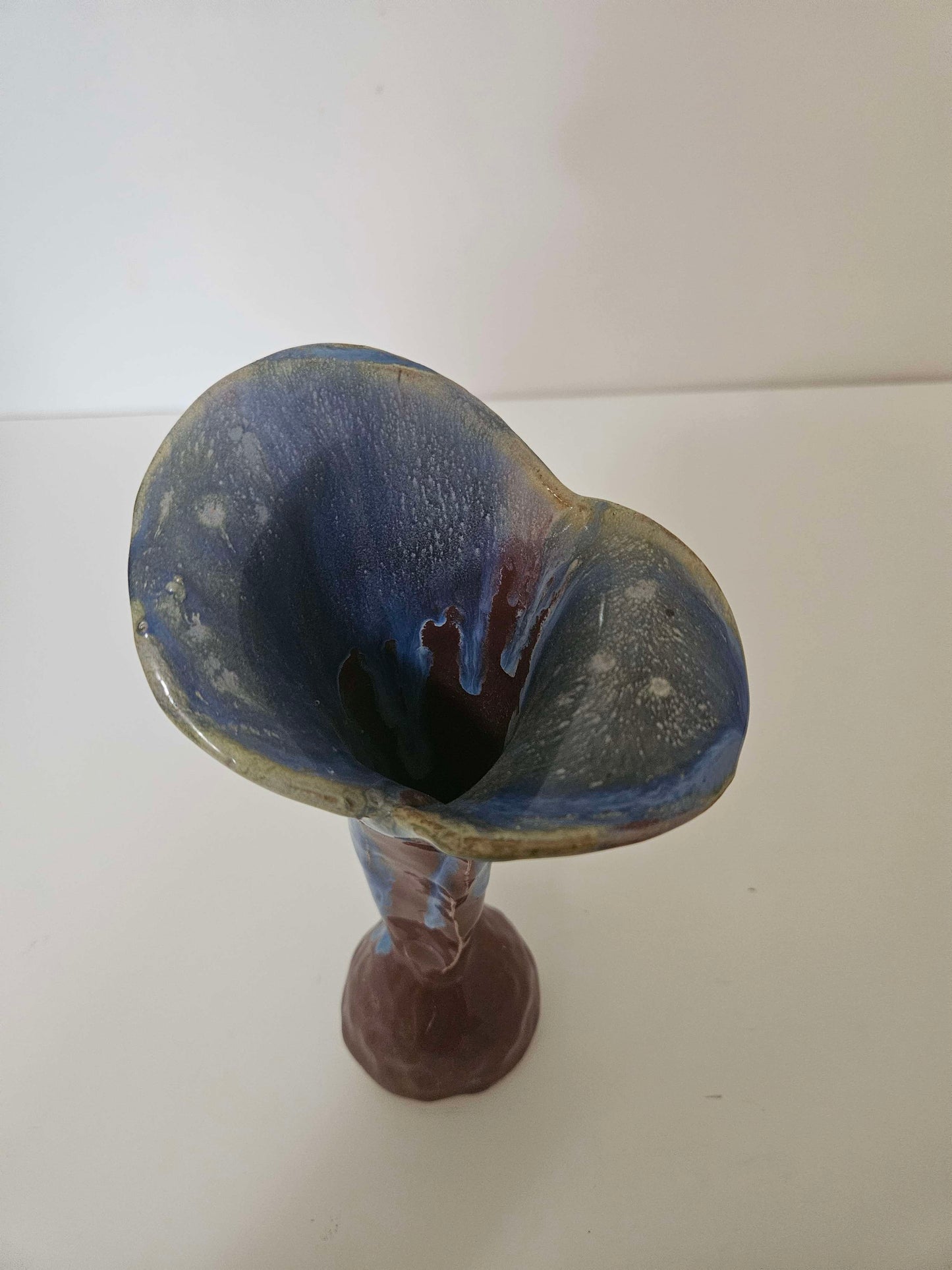 Drip Glaze Lilly Petal Vase