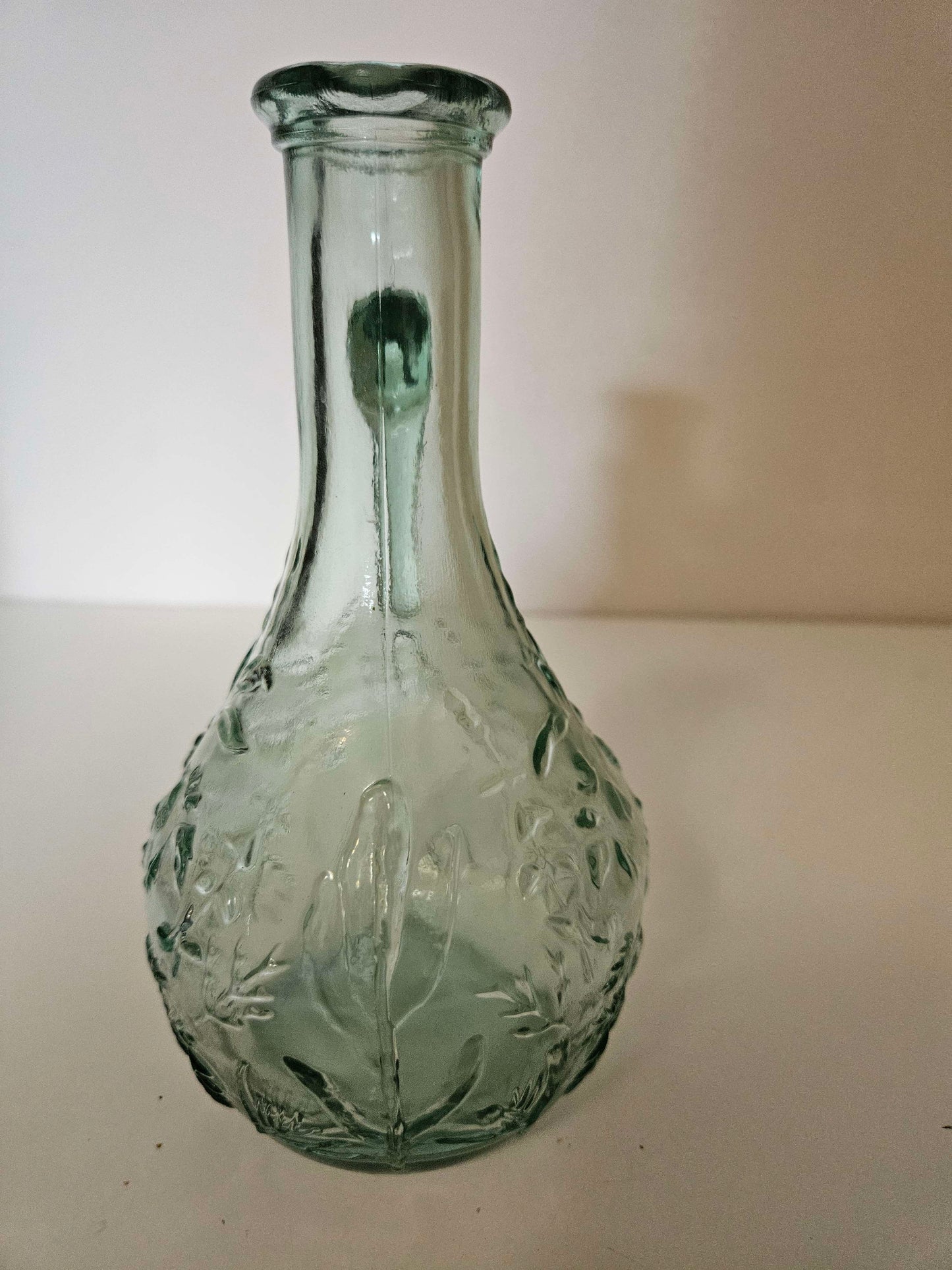 Sea Green Glass With Branch Design