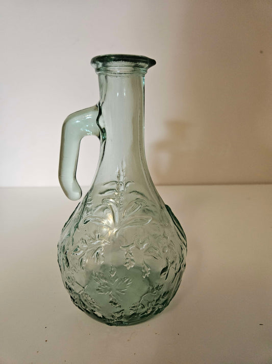 Sea Green Glass With Branch Design