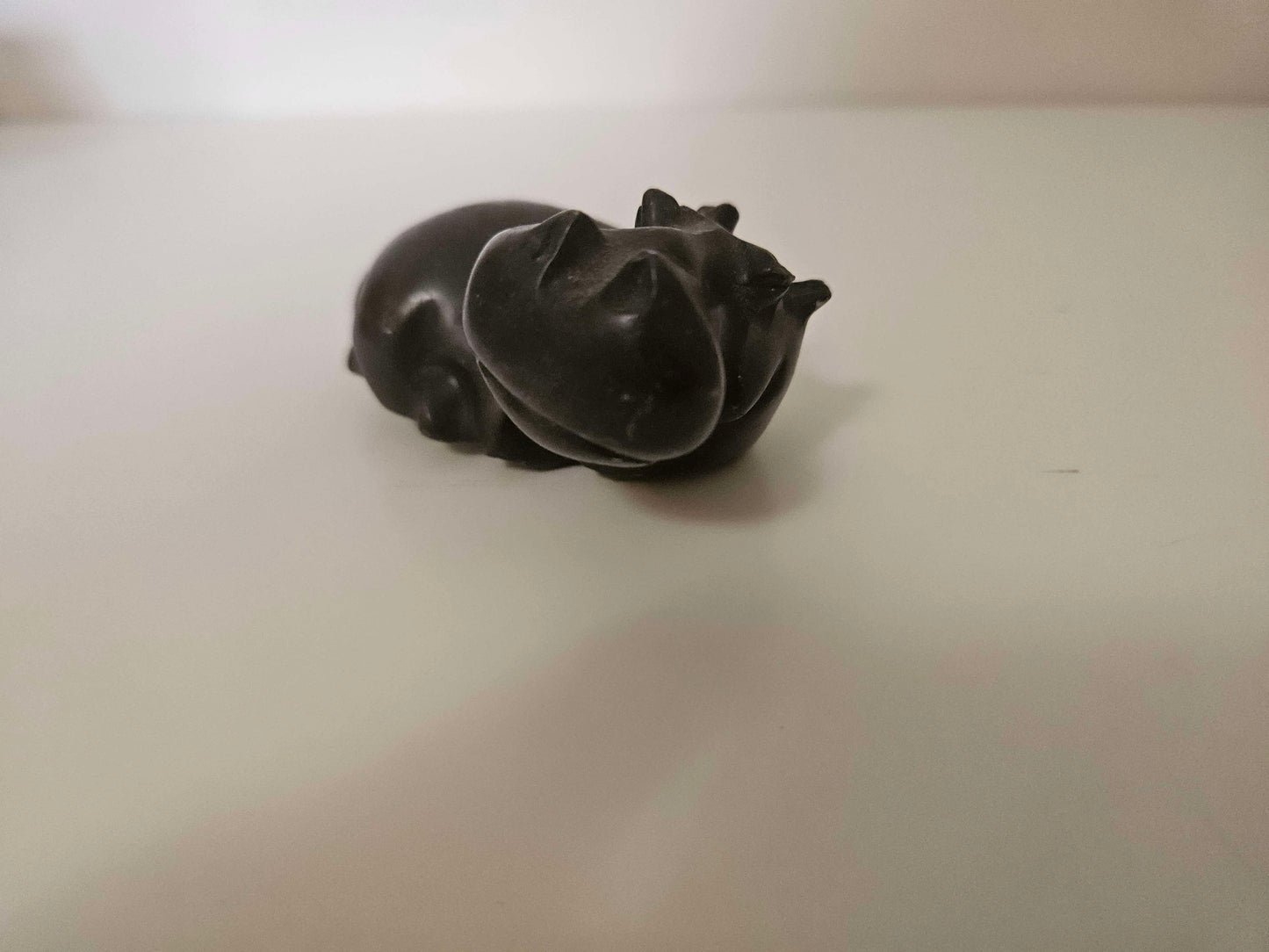 Stone Carved Hippo From Zimbabwe