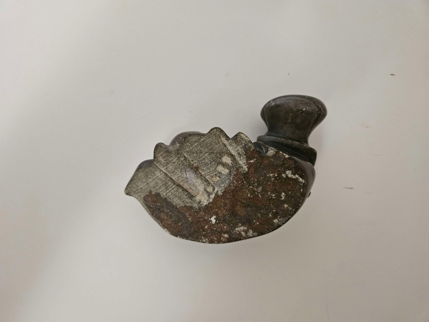 Stone Carved Hippo From Zimbabwe