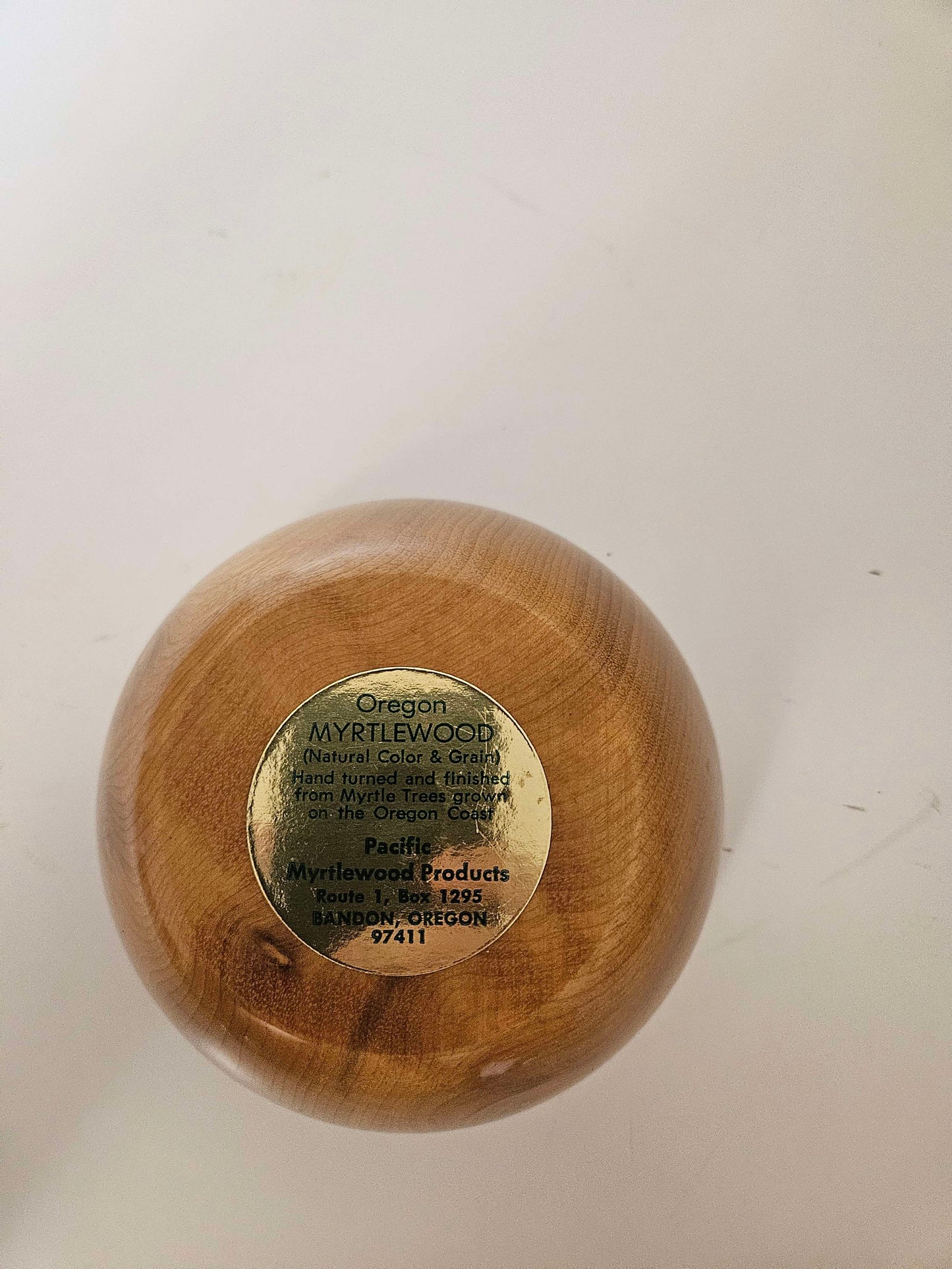 Oregon Myrtlewood Deep Bowl
