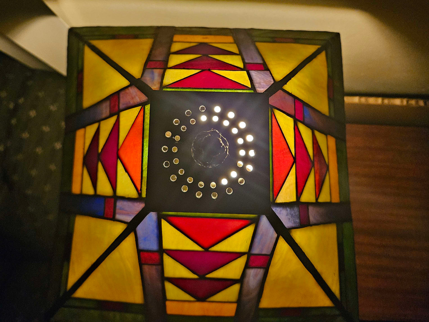 Tiffany Style Stain Glass Lamp