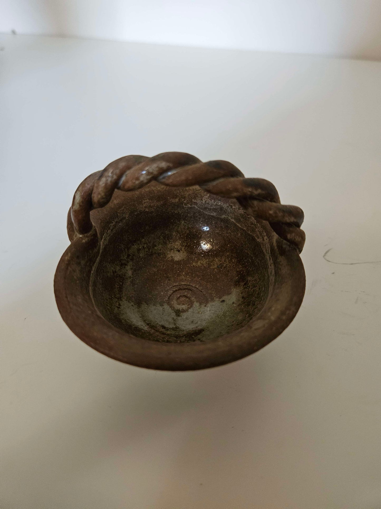 Small Ceramic Pot With Handle