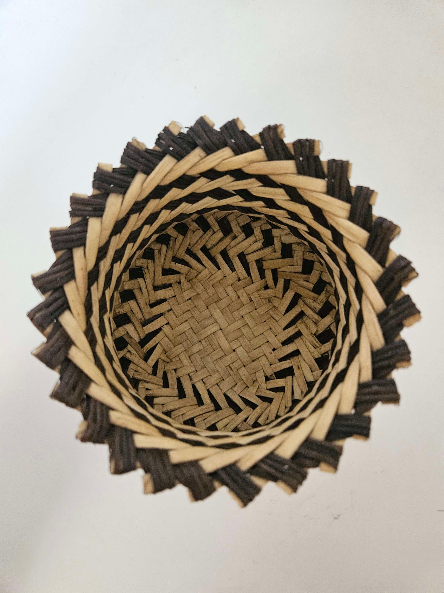 Tarahumara Hand Made Wicker Pot
