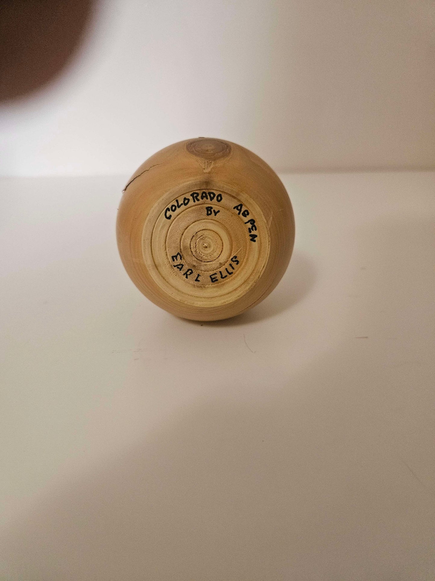 Wooden Vase From Colorado