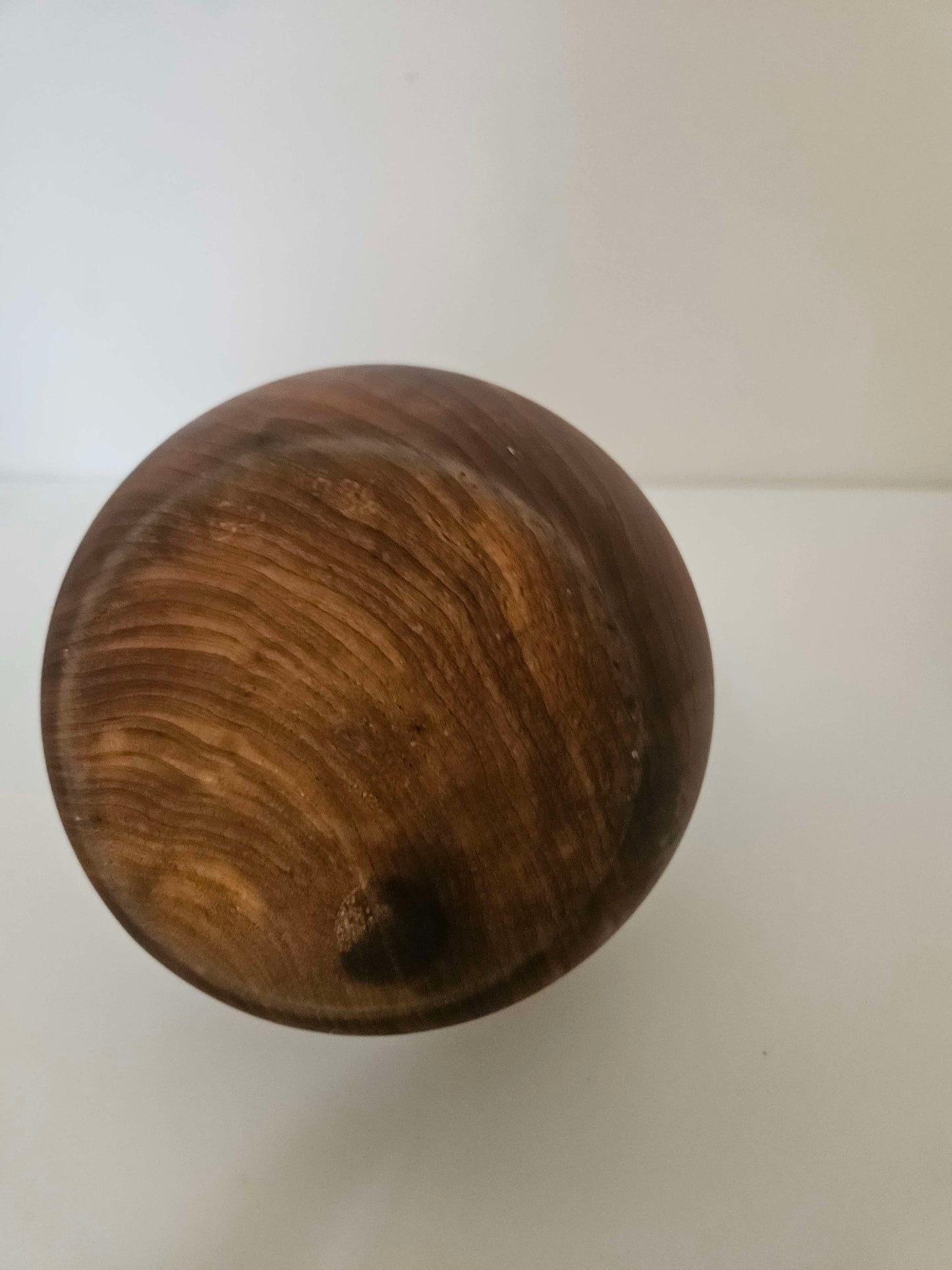 1960's Mid Century Antique Wooded Vase