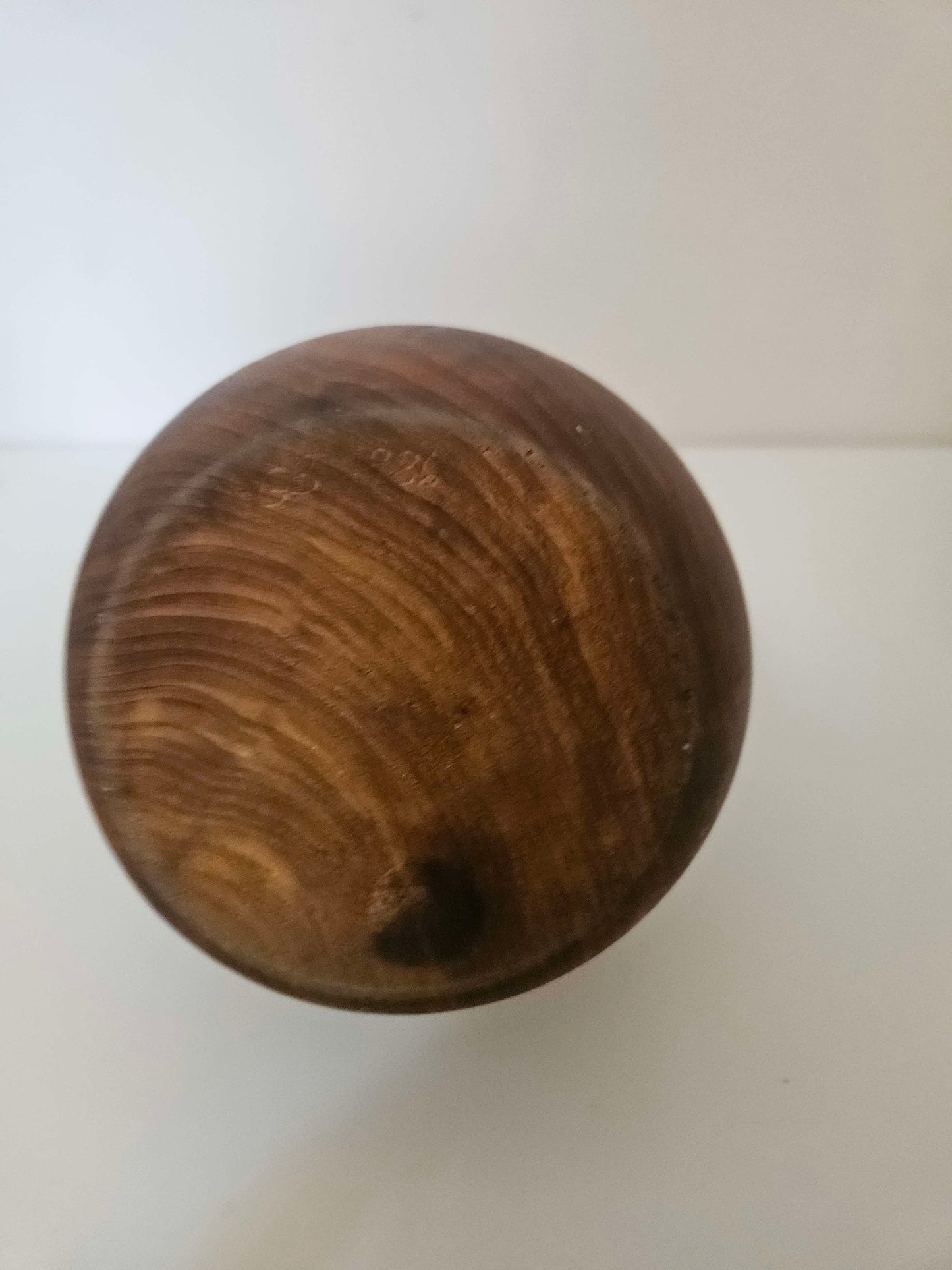 1960's Mid Century Antique Wooded Vase