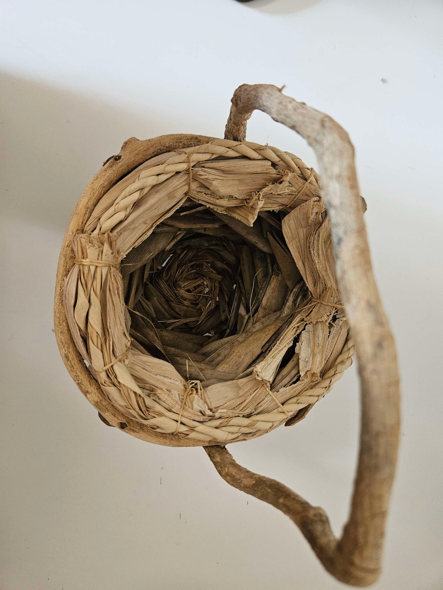 Vintage Wooven Twig Basket