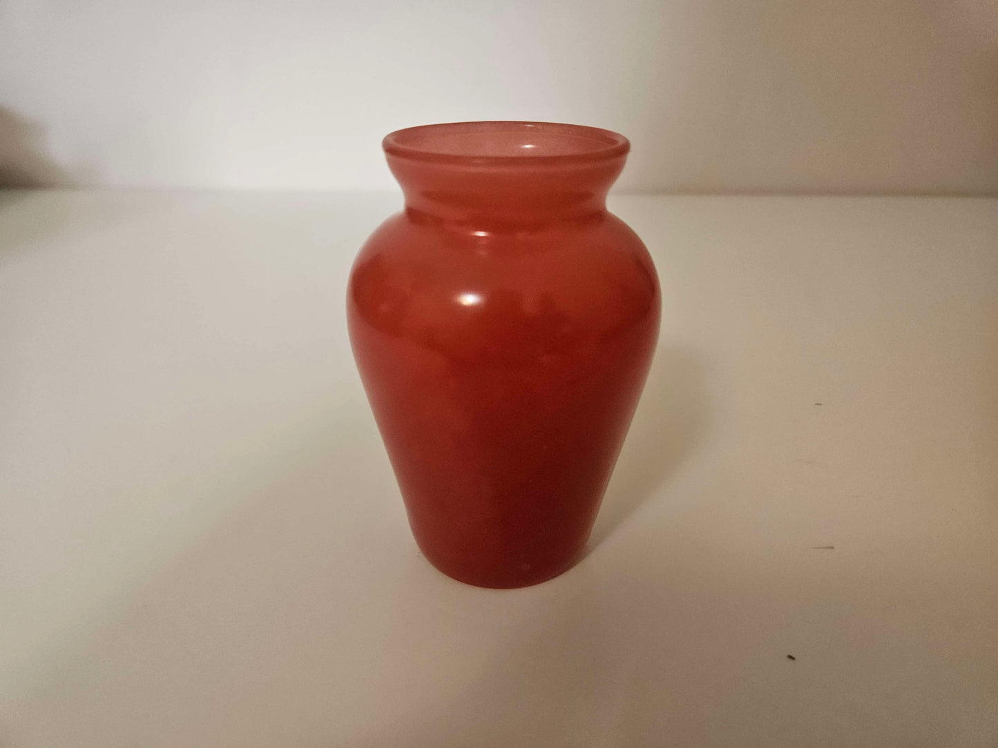 Red Glass Vase