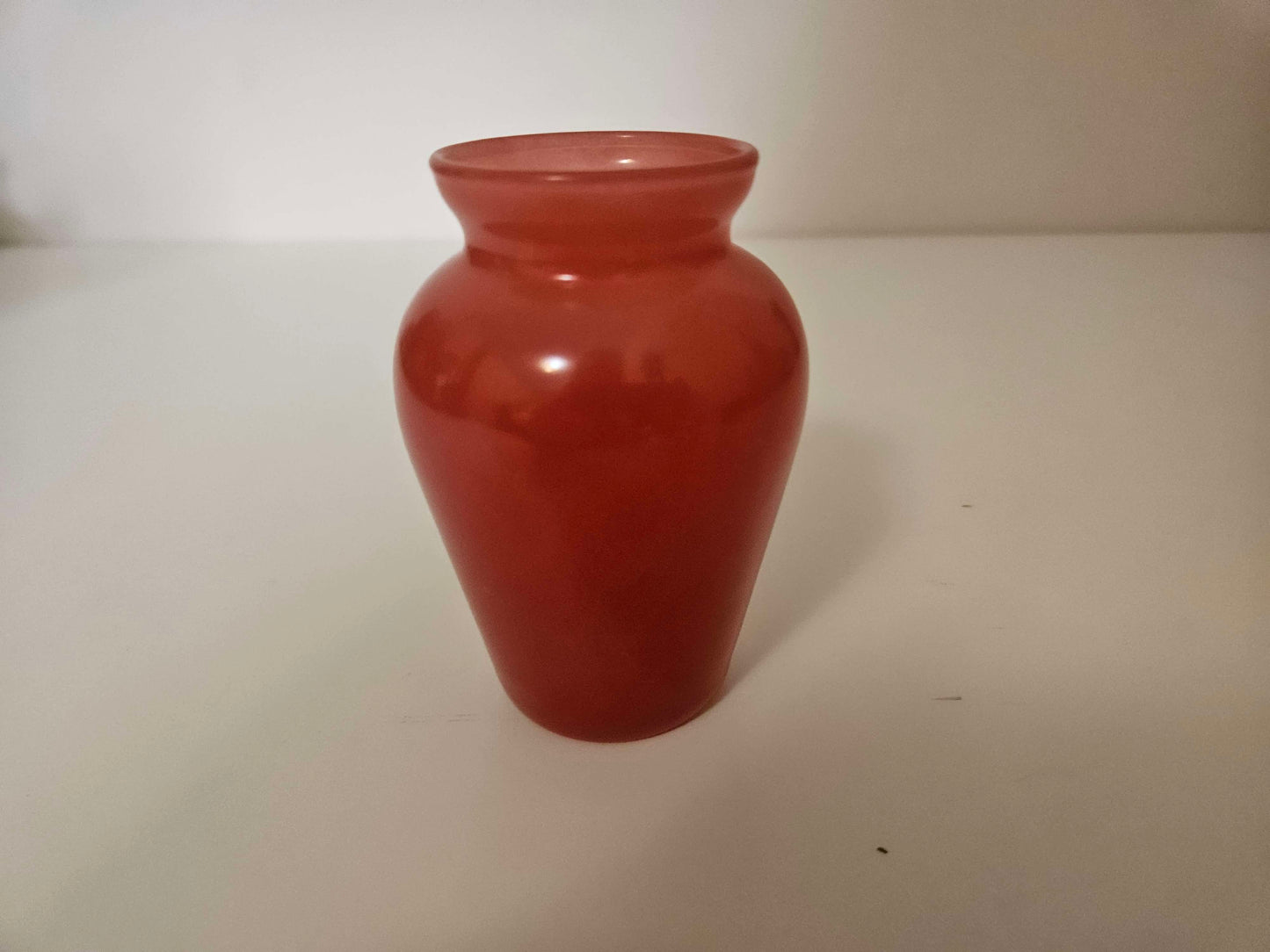 Red Glass Vase