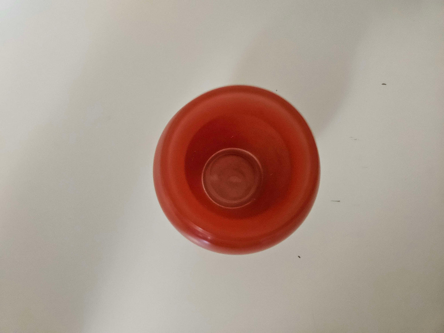 Red Glass Vase
