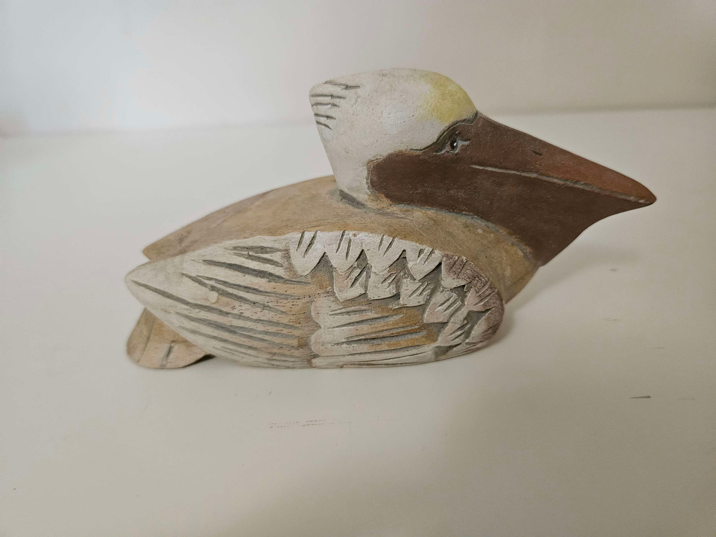 Wood Carved Pelican